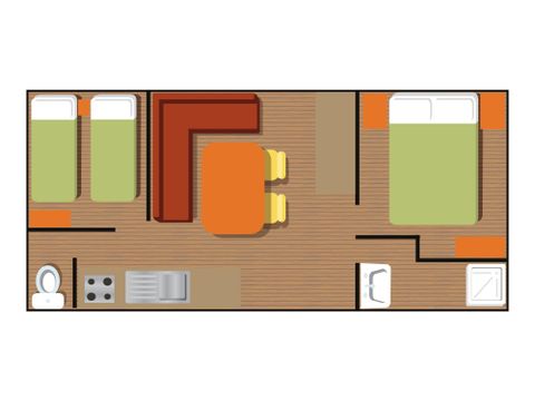 Mobilheim 4 Personen - MERCURE