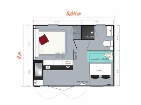 Mobilheim 2 Personen - CAHITA