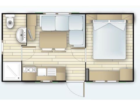 Mobilheim 2 Personen - ADRIA