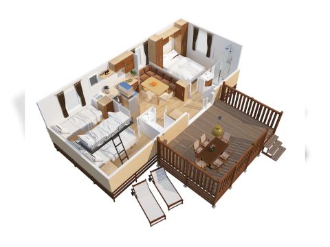 Mobilheim 6 personen - Aspen