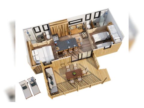 Mobilheim 5 personen - Catalpa