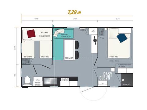 Mobilheim 5 Personen - Nono