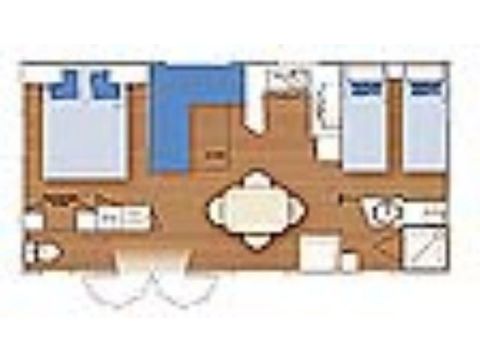 Mobilheim 4 Personen - KOMFORT