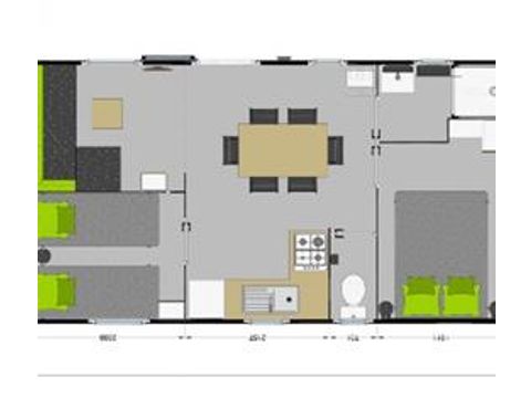 Mobilheim 6 Personen - Modulo