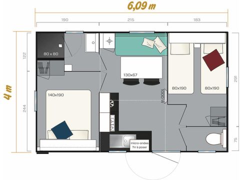 Mobilheim 4 Personen - VENUS