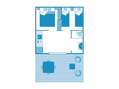 SafariZelt 4 Personen - LODGE 4p 2ch ***