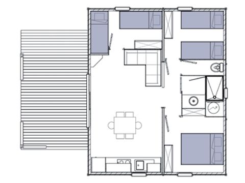 Chalet 6 Personen - OCKLAND