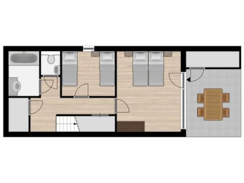 Wohnung 4 personen - Standard
