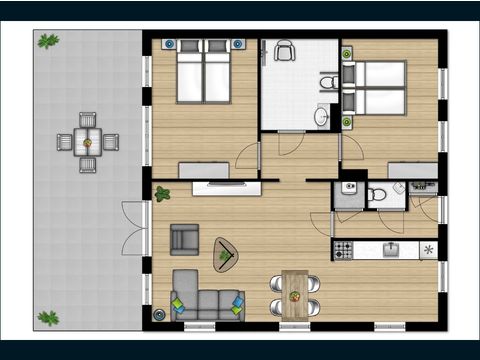 Bungalow 4 Personen - VO4M Komfort