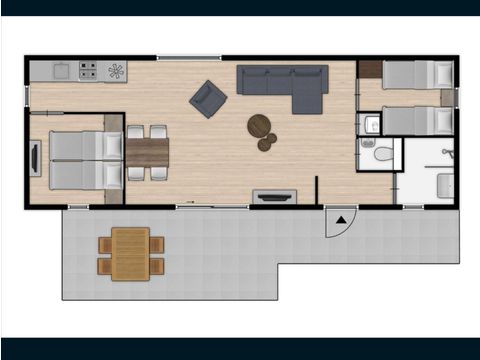 LODGE 4 Personen - 8 (LK4 Komfort)