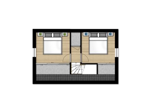 Bungalow 4 Personen - Komfort