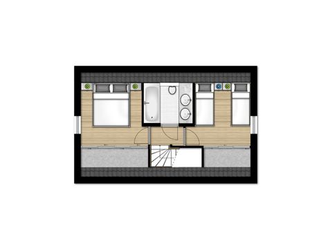 Bungalow 6 Personen - Komfort