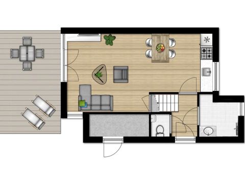 Bungalow 4 personen - Komfort 4
