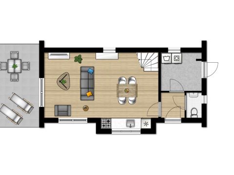 Villa 4 personen - Luxus 4