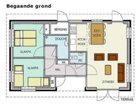 Bungalow 4 personen - Scheune
