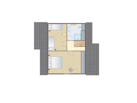 Bungalow 4 personen - 4-persoons kinderwoning