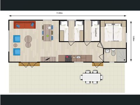 Chalet 6 Personen - Rebhuhn