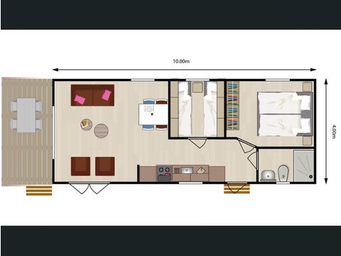 Chalet 4 Personen - Teichhuhn