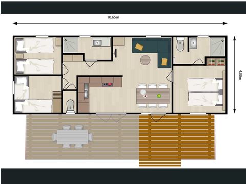 Chalet 6 Personen - Mohn-Plus