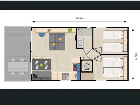 Chalet 4 Personen - Rotdrossel
