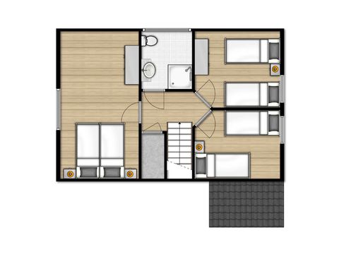 Bungalow 6 Personen - SWIL Komfort