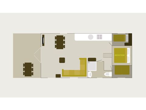 Chalet 6 Personen - Veluwe Lounge mit Whirlpool und Sauna