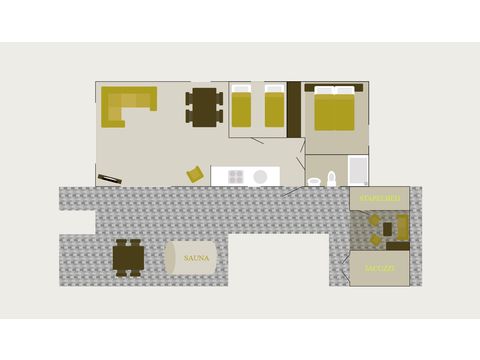 Chalet 6 Personen - Veluwe Lodge mit Jacuzzi und Sauna