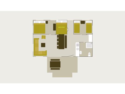 Safarizelt 8 Personen - Luxus-Safari-Haus