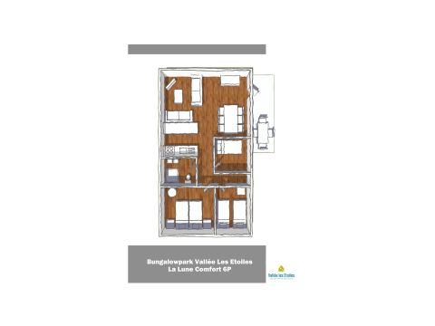 Chalet 6 Personen - La Lune Komfort