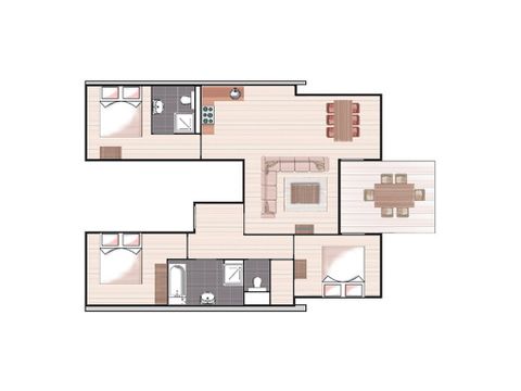 Wohnung 6 personen - Penthouse Biggesee Komfort