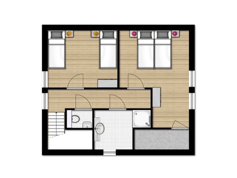 Villa 6 Personen - 6A Luxus