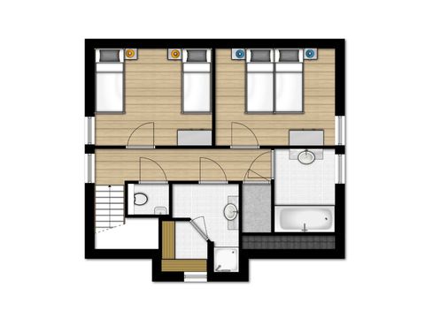 Villa 6 Personen - 6B Luxus