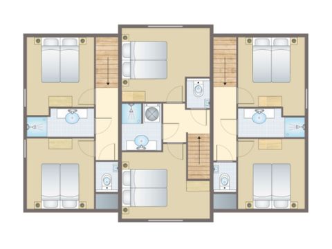 Gruppenunterkunft 12 personen - Familienvilla 12 Luxus