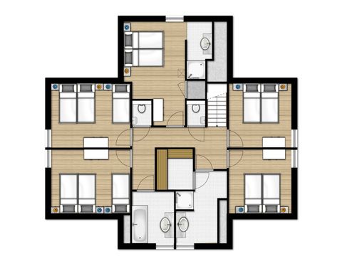 Gruppenunterkunft 16 personen - Familienvilla 16 Luxus