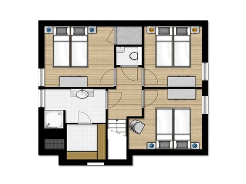 Villa 8 Personen - 8A Luxus