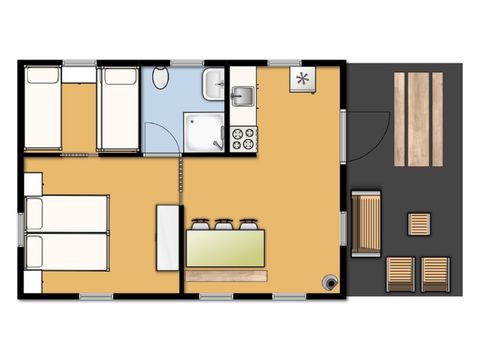 Safarizelt 5 Personen - Woody