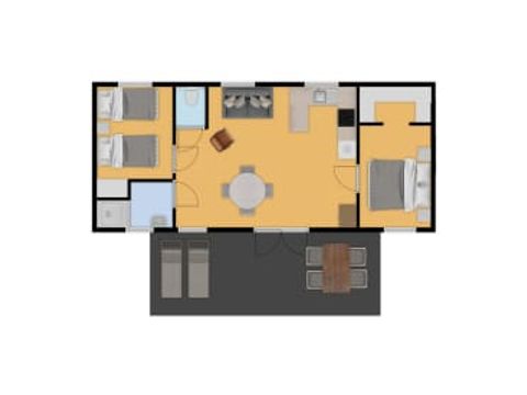 Chalet 4 Personen - die Kronen-Ente
