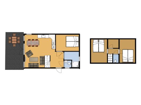 Bungalow 6 personen - der Tjalk