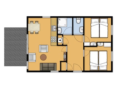 Wohnung 4 personen - Der Caisson