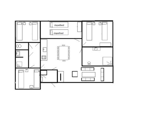 FERIENHAUS 10 Personen - Komfort-Bungalow