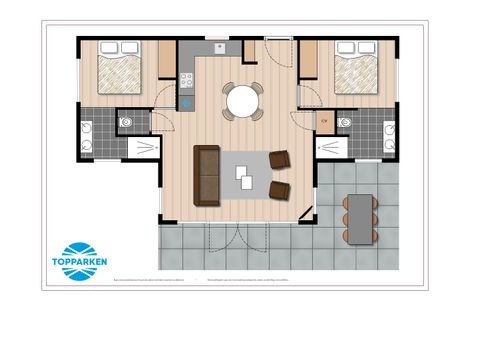 Bungalow 4 Personen - Beekhoeve Wellness (Heilbad)