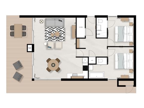 Ferienhaus 4 personen - Birdie