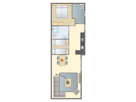 Bungalow 4 Personen - 4C