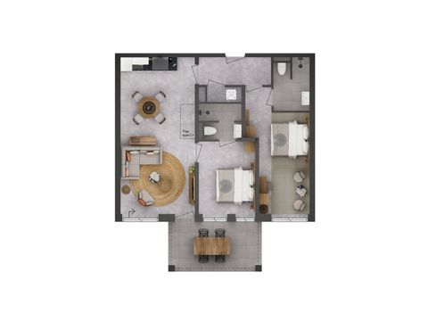 Wohnung 6 personen - Appartement mit Panoramablick auf den See