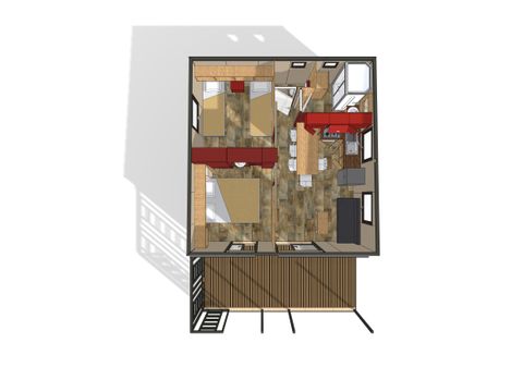 Chalet 6 Personen - Superior 2 Schlafzimmer