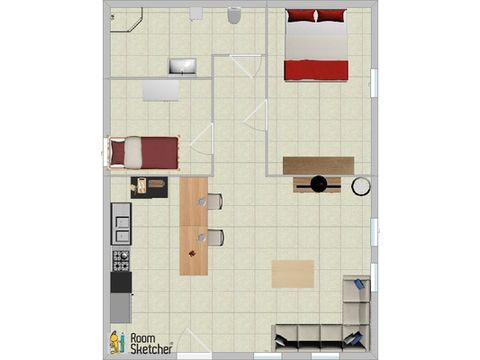 Bungalow 4 personen - Am Teich