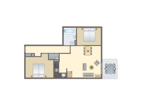 Apartement 6 Personen - 6NT