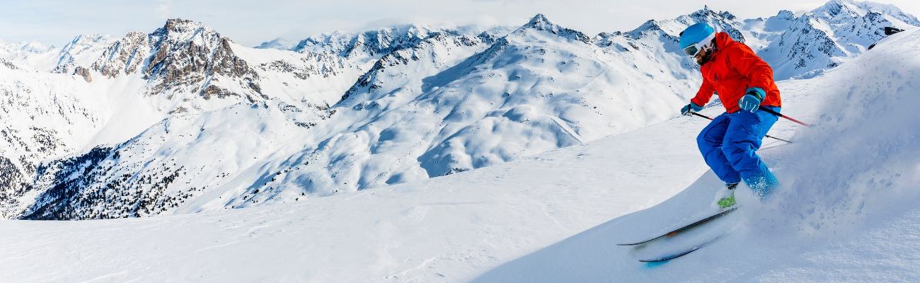 Skiregion in den Rhône-Alpen