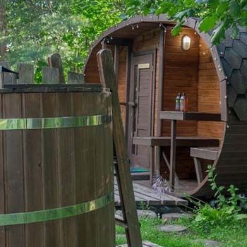 Ferienhaus mit Sauna und Whirlpool in Deutschland