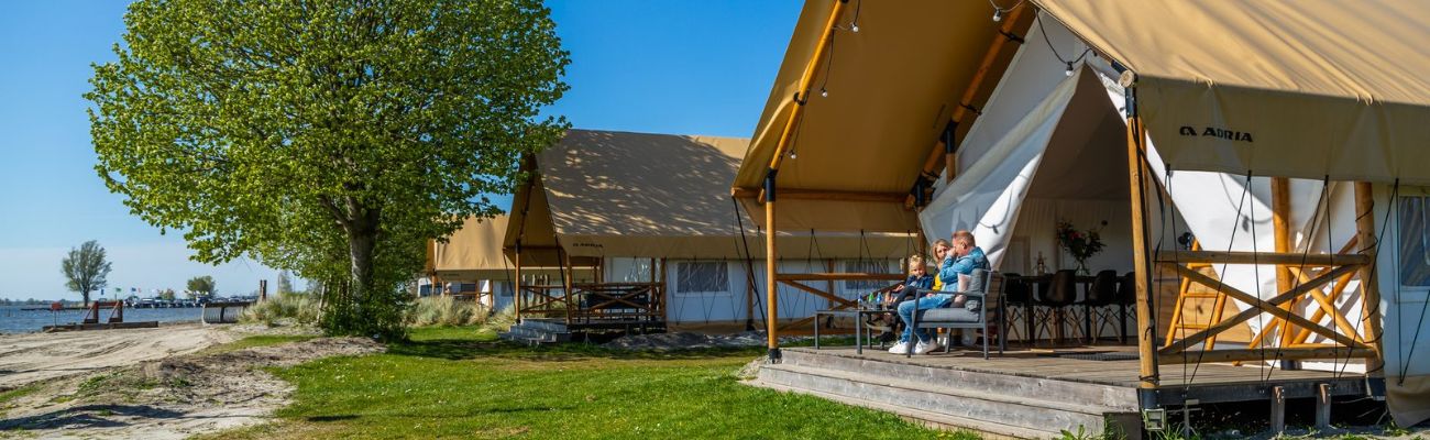 Glamping Holland direkt am Strand